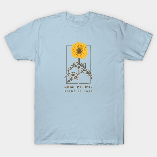 Radiate Positivity, Seeds of Hope T-Shirt by Urban Gypsy Designs